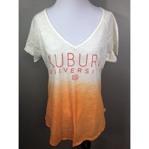 NEW NCAA Auburn University Ombre Medium M Venley Short Sleeve Shirt NWT
